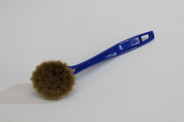 Spülbürste Löffelform / Kunststoffkörper, Rosshaar